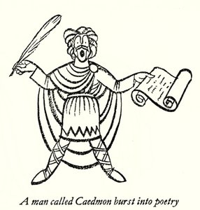 Caedmon (litográfia) alkotó: Thomas Derrick