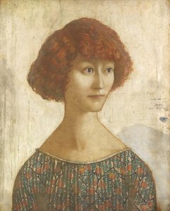 Donna Cristina (tempera és ceruza panelen)
