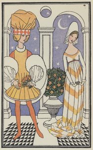 Illusztráció Boccaccio Dekameronjához (színes litográfia)