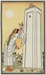 Illusztráció Boccaccio Dekameronjához (színes litográfia)