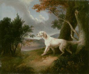 Táj kutyával, 1832.