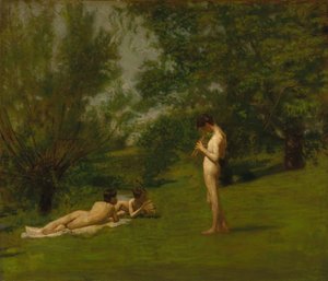 Arcadia, kb. 1883. alkotó: Thomas Eakins