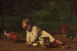 Baba a játékban alkotó: Thomas Eakins