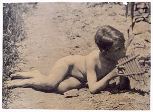Ben Crowell-tanulmány az Arcadia számára, c. 1883. alkotó: Thomas Eakins