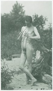 J. Laurie Wallace Tanulmány az Arcadia számára, c. 1883. alkotó: Thomas Eakins