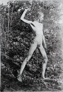 Szikladobó, c. 1883. alkotó: Thomas Eakins