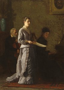 Szánalmas dalt énekelni, 1881. alkotó: Thomas Eakins