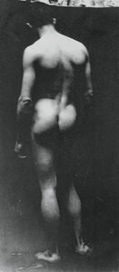 Álló akt Samuel Murray, c. 1890-1892.