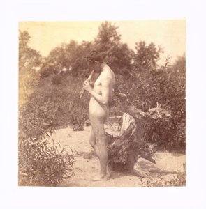 Standing Piper Study for Arcadia, c. 1883. alkotó: Thomas Eakins