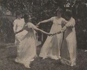 Susan Hannah Macdowell, Azonosítatlan lány, Elizabeth Macdowell és esetleg Mary Macdowell... c. 1 alkotó: Thomas Eakins