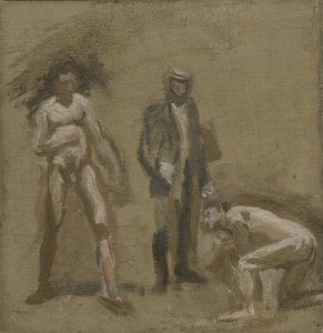 Fogja a grófot, tanulmány, 1898 alkotó: Thomas Eakins
