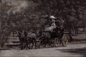 A Fairman Rogers négyes kézben (Egy májusi reggel a parkban) alkotó: Thomas Eakins