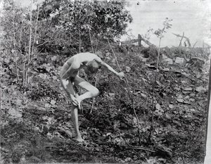 Tövishúzó, c. 1883. alkotó: Thomas Eakins