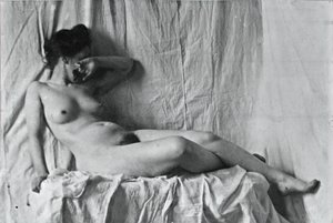 Azonosítatlan modell, c. 1886-1892. alkotó: Thomas Eakins