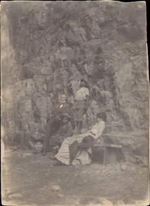 [William H. Macdowell és Margaret Eakins, Saltville vagy Clinch Mountain, Virginia],..., 1880-82. alkotó: Thomas Eakins.