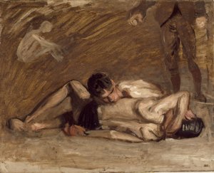 Birkózók alkotó: Thomas Eakins