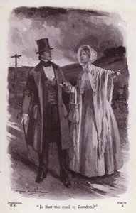Illusztráció: The Woman In White, Wilkie Collins (litho)