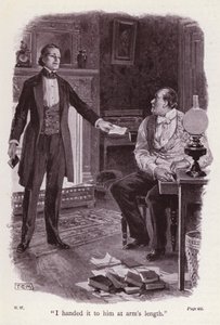 Illusztráció: The Woman In White, Wilkie Collins (litho)
