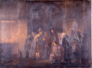 A tiszteletdíj (Rembrandt után) alkotó: Thomas F. Hodgkins