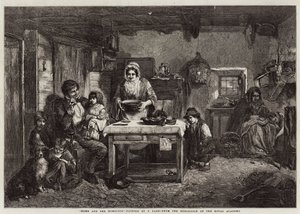 Otthon és hajléktalanok alkotó: Thomas Faed