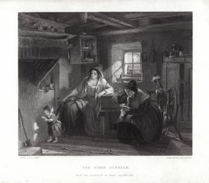 Az első napsugár alkotó: Thomas Faed