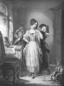 1830. május elsejére készülődés alkotó: Thomas Fairland