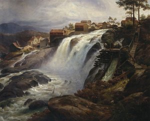 Haugfoss alkotó: Thomas Fearnley