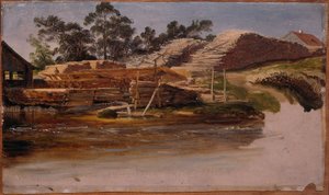 Holzlager alkotó: Thomas Fearnley