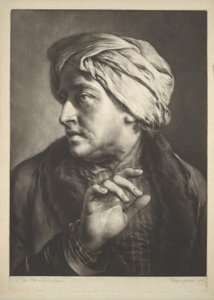 Turbánt viselő férfi feje alkotó: Thomas Frye