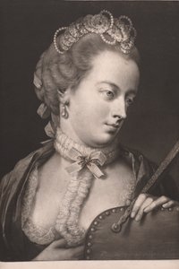 Elegánsan öltözött hölgy alkotó: Thomas Frye