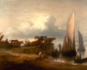 Egy tengerparti táj alkotó: Thomas Gainsborough