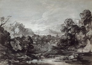 Tengerparti kilátás alkotó: Thomas Gainsborough