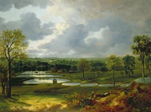 Holywells Park, Ipswich, 1748-50 alkotó: Thomas Gainsborough