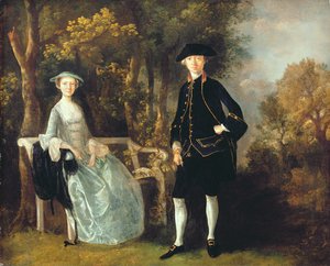 Lady Lloyd és fia, Richard Savage Lloyd, Hintlesham Hall, Suffolk, 1745-46 körül (olaj, vászon) alkotó: Thomas Gainsborough
