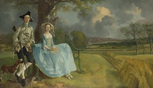 Andrews úr és asszony, 1750 alkotó: Thomas Gainsborough