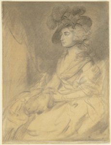 Mrs. Sarah Siddons alkotó: Thomas Gainsborough