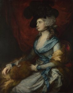 Sarah Siddons portréja, 1785 alkotó: Thomas Gainsborough