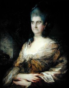 Hölgyportré, állítólag Elizabeth Chudleigh (1720-88) (olaj, tábla) alkotó: Thomas Gainsborough