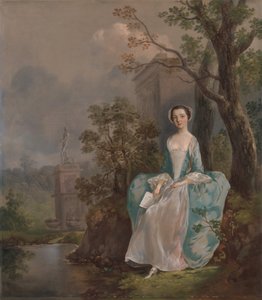 Női portré, kb. 1750. alkotó: Thomas Gainsborough