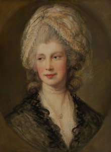 Charlotte királynő. alkotó: Thomas Gainsborough