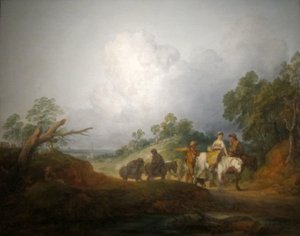 Visszatérés a piacról alkotó: Thomas Gainsborough
