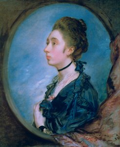 A művészek lánya, Margit, c1772 alkotó: Thomas Gainsborough