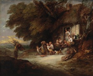 A nyaraló ajtaja alkotó: Thomas Gainsborough