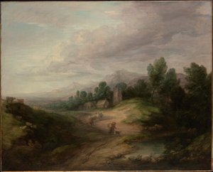 Erdős felföldi táj alkotó: Thomas Gainsborough