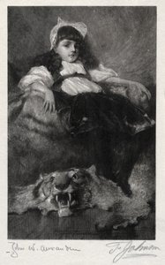 Egy gyermek portréja alkotó: Thomas George Johnson