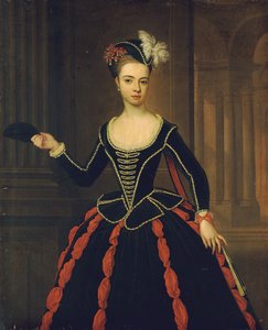 A honvéd arcképe. Mrs. William Townshend
