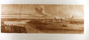 Ein Gesamtblick auf Paris von Chaillot aus alkotó: Thomas Girtin
