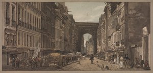 Válogatás a húsz legfestőibb párizsi kilátásból: Kilátás a St. Denis kapujára..., 1803 alkotó: Thomas Girtin
