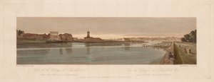 Válogatás a húsz legfestőibb párizsi kilátásból: Chaillot falu kilátása, 1803 alkotó: Thomas Girtin