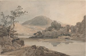 Conwy kastély, Észak-Wales alkotó: Thomas Girtin